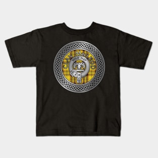 Clan MacLeod Crest & Tartan Knot Kids T-Shirt